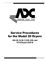 American Dryer SL-20 User manual