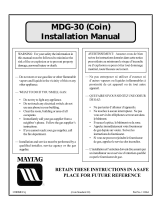 American Dryer Corp. MDG-30 User manual