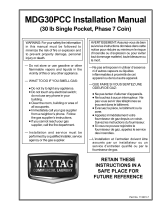 American Dryer Corp. MDG30PCC User manual
