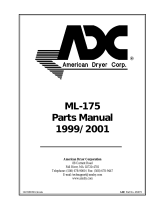 American Dryer Corp. ML-175 User manual