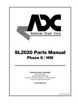 American Dryer Corp. SL2020 User manual