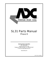 American Dryer Corp. SL31 User manual