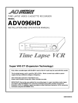 American Dynamics ADV096HD User manual