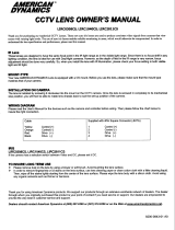 American Dynamics LIRC0308CS User manual