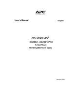 American Power Conversion 100VAC User manual