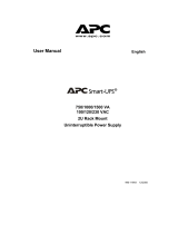 American Power Conversion 230 VAC User manual