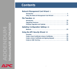 American Power Conversion AIRACPA4000 User manual