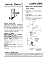 American Standard 1340M.000X User manual