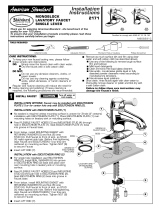 American Standard 2171 User manual