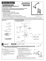 American Standard 2555.501 User manual