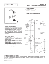 American Standard 3630 User manual