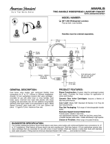 American Standard Amarilis 8871.000 User manual