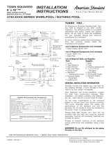 American Standard Town Square 2742.XXXW Series User manual