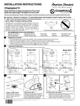 American Standard 2004314.020 User manual