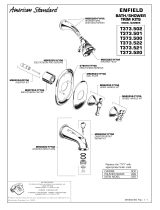 American Standard T373.502 User manual
