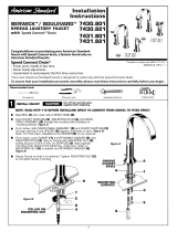 American Standard 7430.801 User manual
