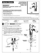 American Standard BERWICK M968641 User manual