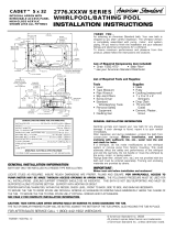 American Standard 2776.XXXW User manual