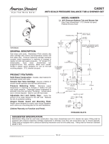 American Standard Cadet Anti-Scald Pressure Balance Tub & Shower Set 1675 User manual