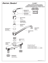 American Standard Cadet Single Control Kitchen Faucet 8410 User manual