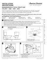 American Standard Colony 1.6 G.P.F. Toilet 2359 User manual