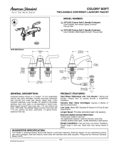 American Standard Colony Soft 2275.503 User manual