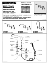 American Standard Deck-Mount Kitchen Faucet 6270 Series User manual