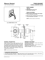 American Standard Town Square T555.430 User manual