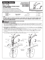 American Standard ELITE 4454 User manual