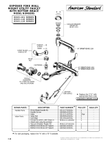 American Standard Exposed Yoke Wall-Mount Utility Faucet 8345.110 User manual