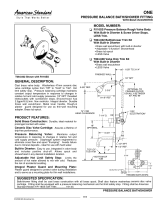 American Standard T064.600 User manual