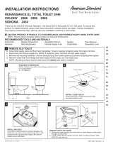 American Standard Ranaissance El Total Toilet 2446 User manual