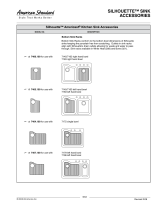 American Standard Silhouette 7405.100 User manual