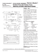 American Standard Town Square 2742.XXXW Series User manual