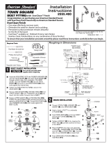American Standard 2555.400 User manual