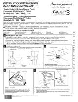 American Standard 2457 User manual