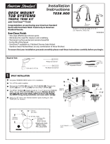 American Standard T038.900 User manual