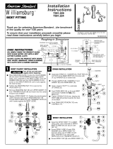 American Standard Williamsburg 7391.224 User manual