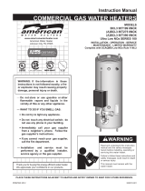 American Water Heater BCL3 85T390 6NOX User manual