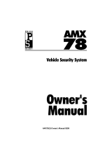 Prime Security AMX 78 User manual