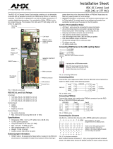 AMX Control Card RDC-DC User manual