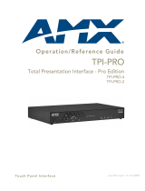 AMX TPI-PRO-4 User manual