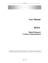 ANUBIS HS315 User manual