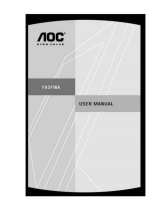 AOC 193FWK User manual