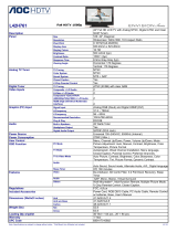 AOC L42H761 User manual