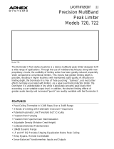 Aphex Dominator II 722 User manual