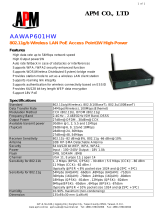 APM AAWAP601HW User manual