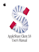 Apple 3.8 User manual