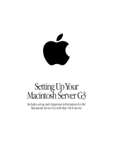 Apple G3 User manual