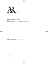 AR Infinite Radio AWD211 Owner's manual